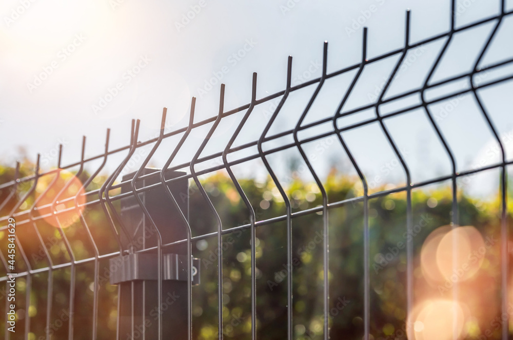 Obraz premium grating wire industrial fence panels, pvc metal fence panel 