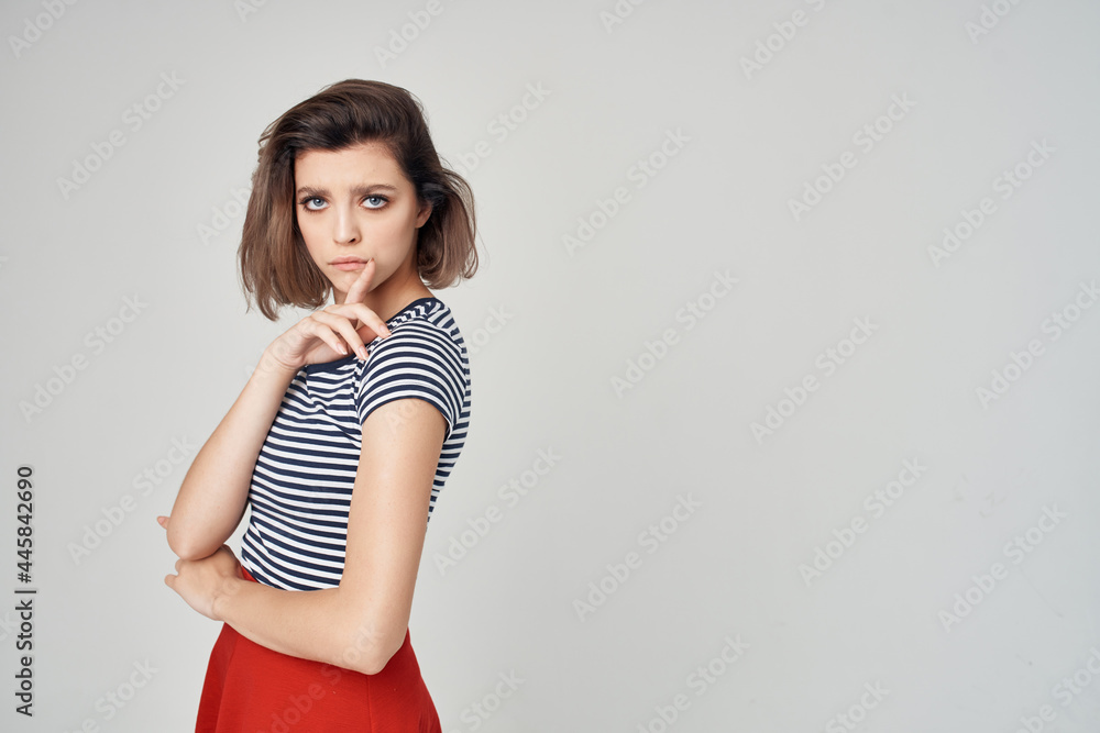 cute blonde fashion clothes emotions hand gestures cute blonde fashion clothes emotions hand gestures