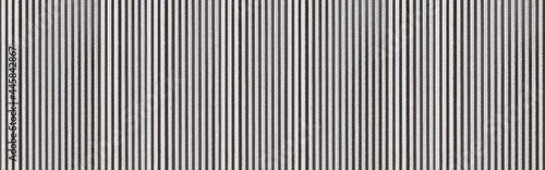 Panorama of Sliver painted galvanized fence texture and background seamless