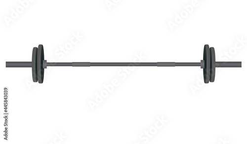 Fitness dumbbell equipment. vector illustration