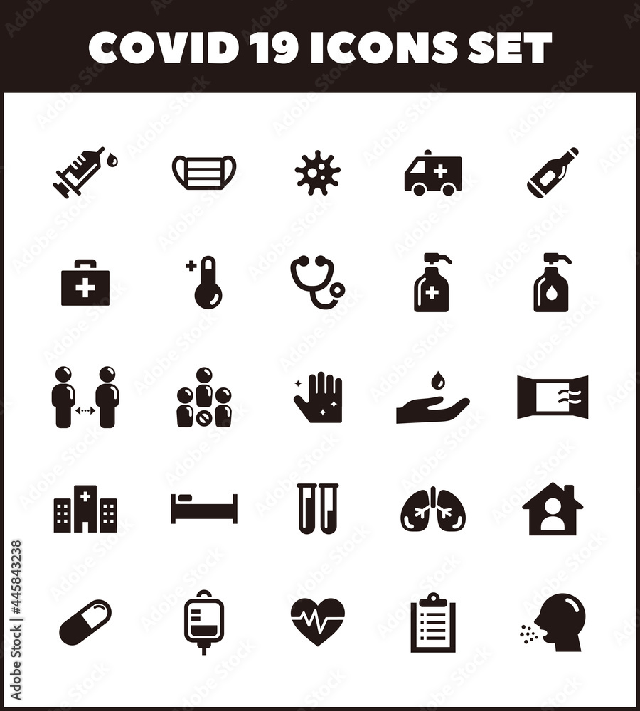 新型コロナウィルスアイコンセット COVID 19アイコンセット 新型コロナウィルスアイコンセット COVID 19アイコンセット
