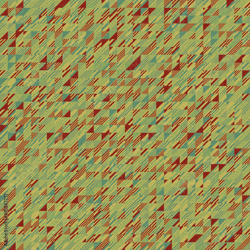 Abstract Geometric Pattern generative computational art illustration