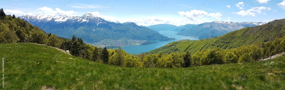 Lago Como in Italien Panorama Lago Como in Italien Panorama