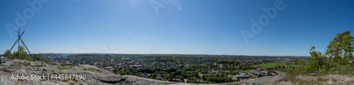 Panoramic shots of the Norwegian city of Sandefjord