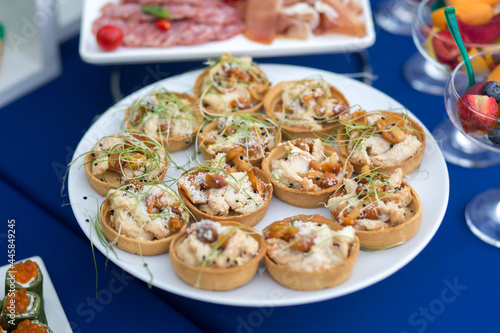 Snacks on the table at a festive event or dinner