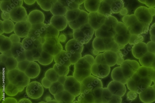 design nice green big amount of biological cells digital graphics background illustration