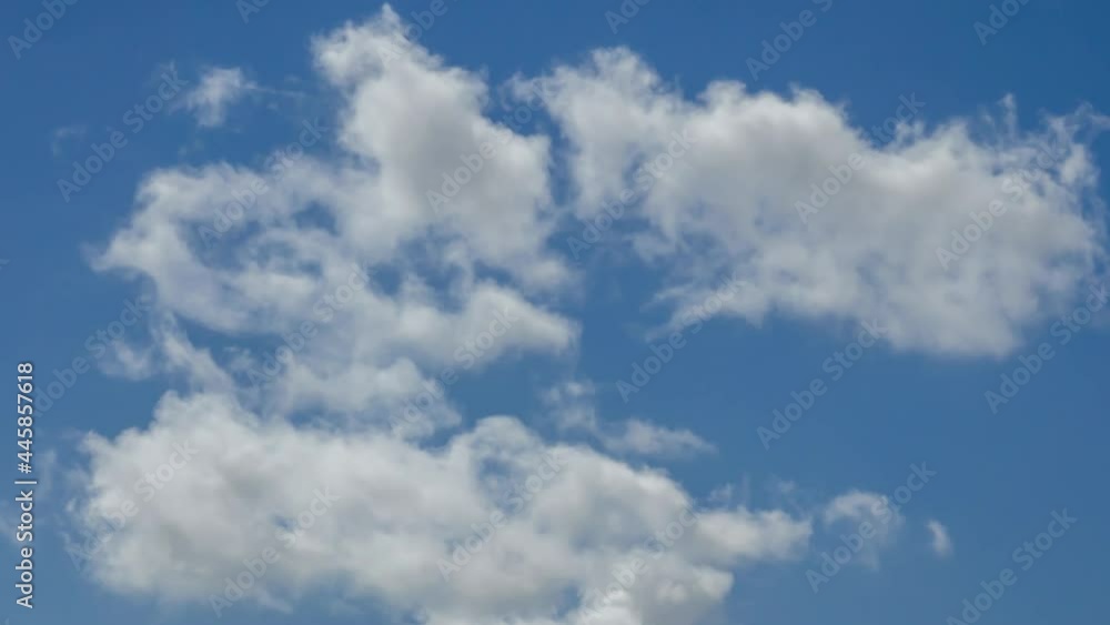 青空と雲 タイムラプス 夏空 青空と雲 タイムラプス 夏空