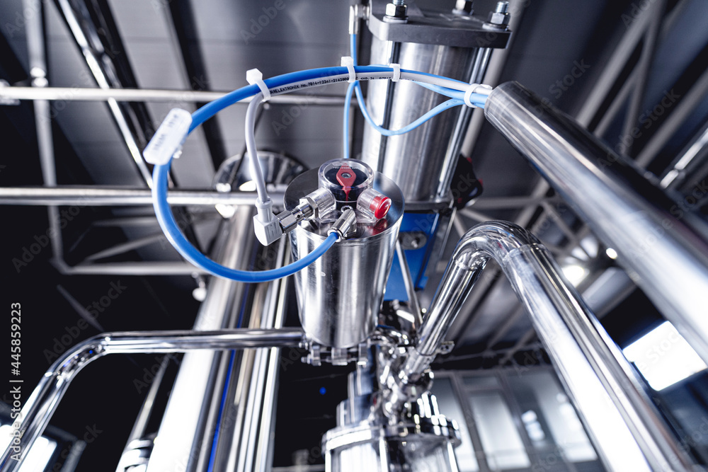 Craft beer brewing equipment in privat brewery Craft beer brewing equipment in privat brewery