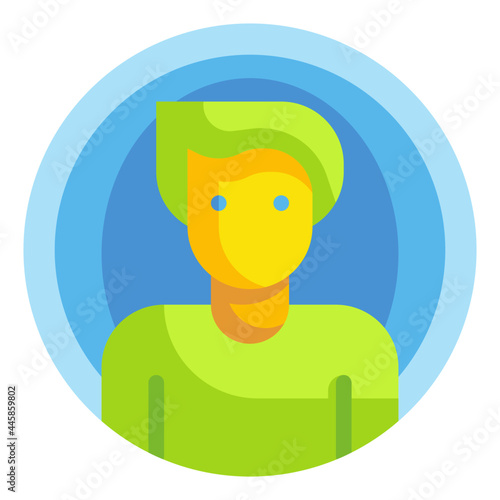 profiles flat icon