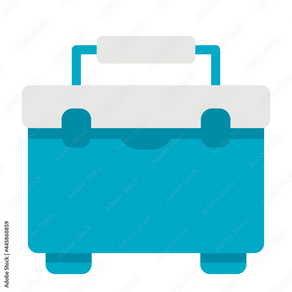 ice container flat icon ice container flat icon