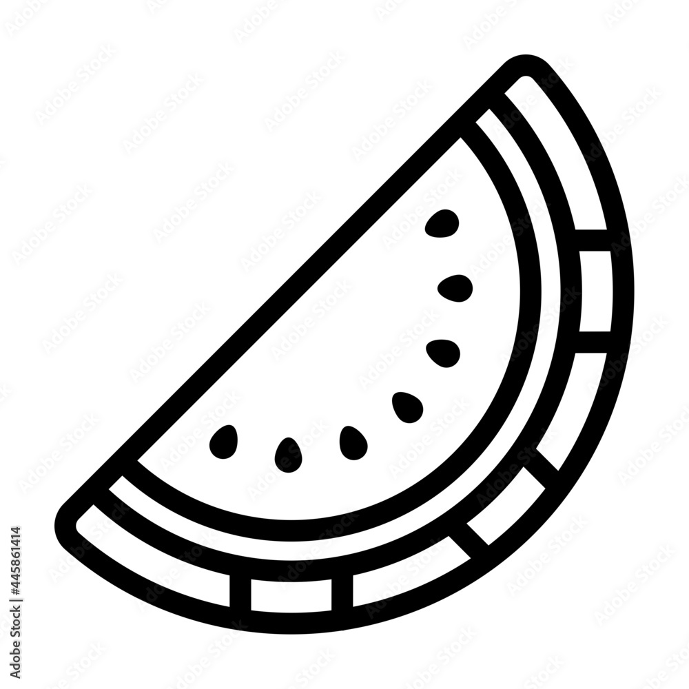 watermelon outline icon watermelon outline icon
