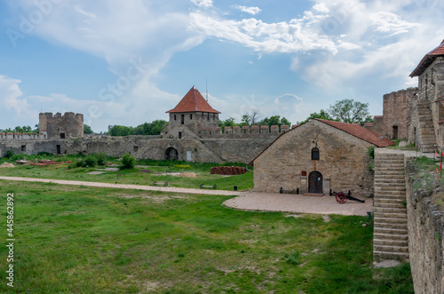 Old fortress on the river Dniester in town Bender, Transnistria. photo