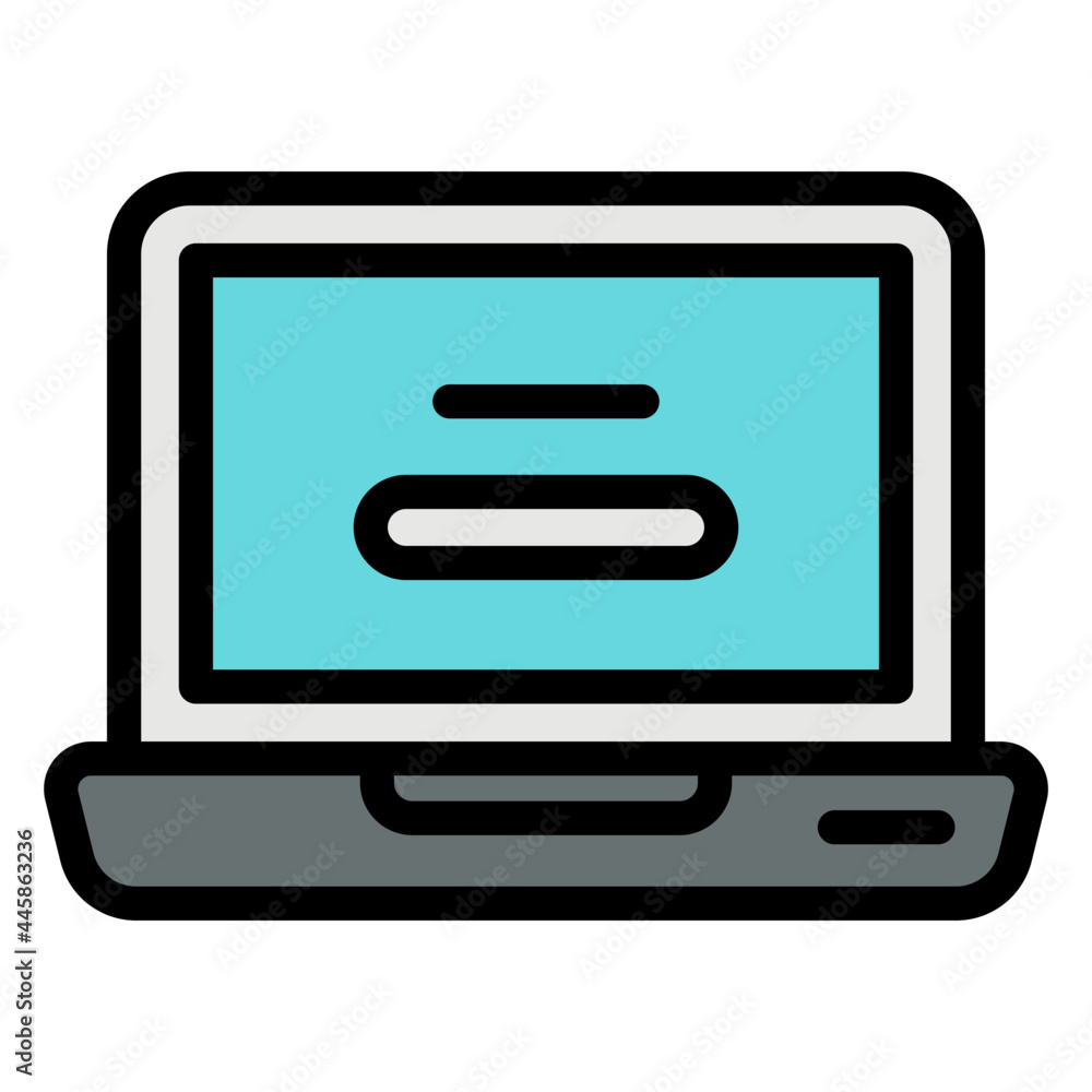 laptop filled outline icon laptop filled outline icon