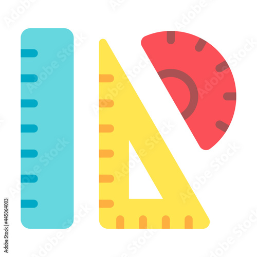 ruler flat icon