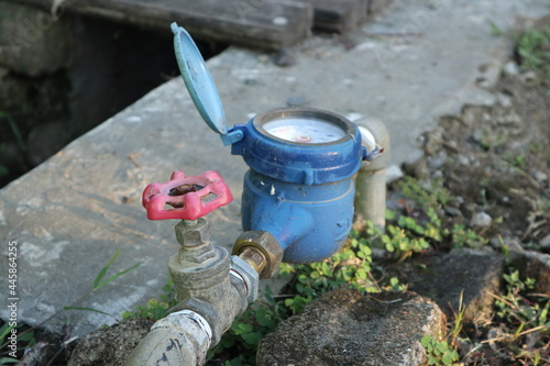 watering can in garden