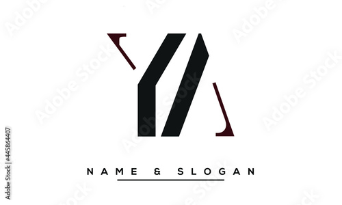 YA,  AY,  Y,  A   Abstract Letters Logo Monogram
