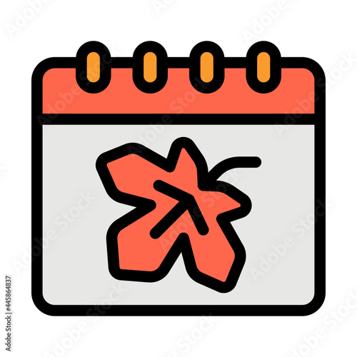 calendar filled outline icon