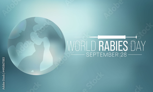 World Rabies day is observed every year on September 28, it is a preventable viral disease most often transmitted through the bite of a rabid animal, it infects the central nervous system of mammals.