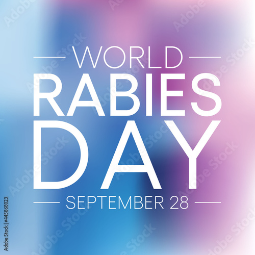 World Rabies day is observed every year on September 28, it is a preventable viral disease most often transmitted through the bite of a rabid animal, it infects the central nervous system of mammals.