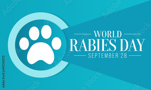World Rabies day is observed every year on September 28, it is a preventable viral disease most often transmitted through the bite of a rabid animal, it infects the central nervous system of mammals.