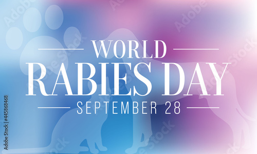 World Rabies day is observed every year on September 28, it is a preventable viral disease most often transmitted through the bite of a rabid animal, it infects the central nervous system of mammals.