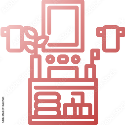 washbasin gradient icon