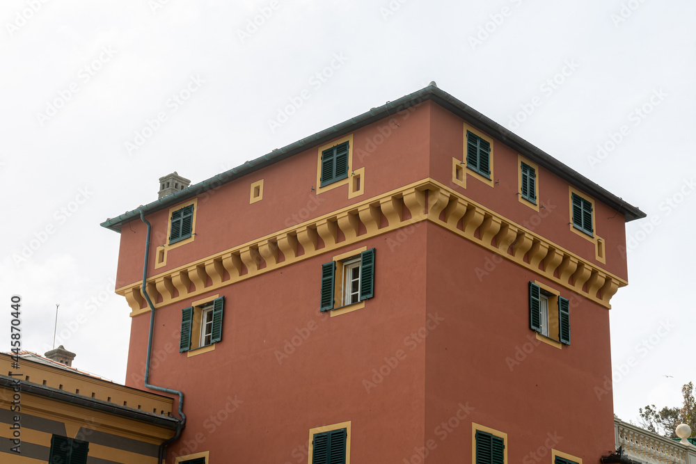 View to the house in Portofino