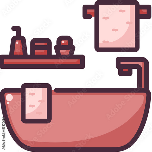 bath Two Tone icon