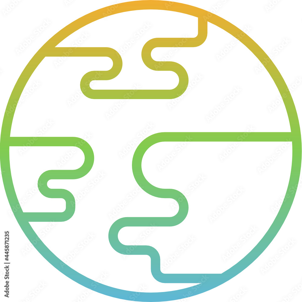 world gradient icon world gradient icon