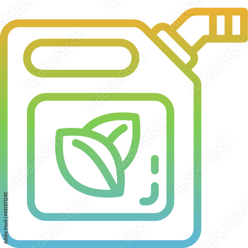 biofuel gradient icon