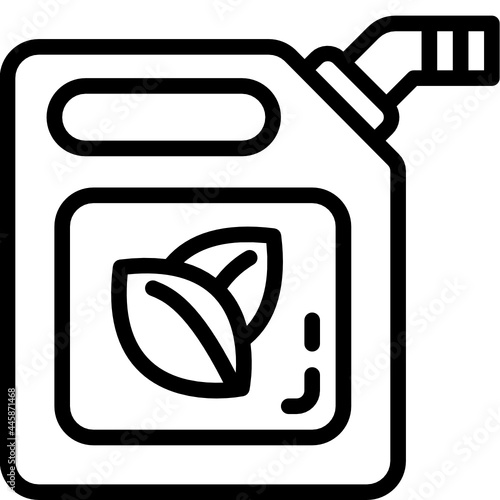 biofuel line icon