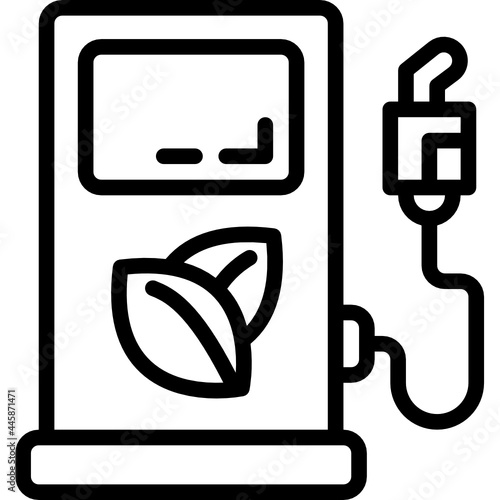 biofuel line icon