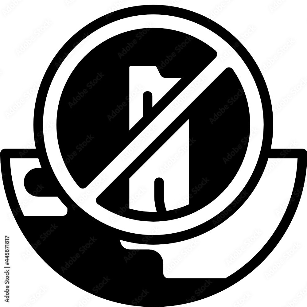 deforestation solid line icon deforestation solid line icon