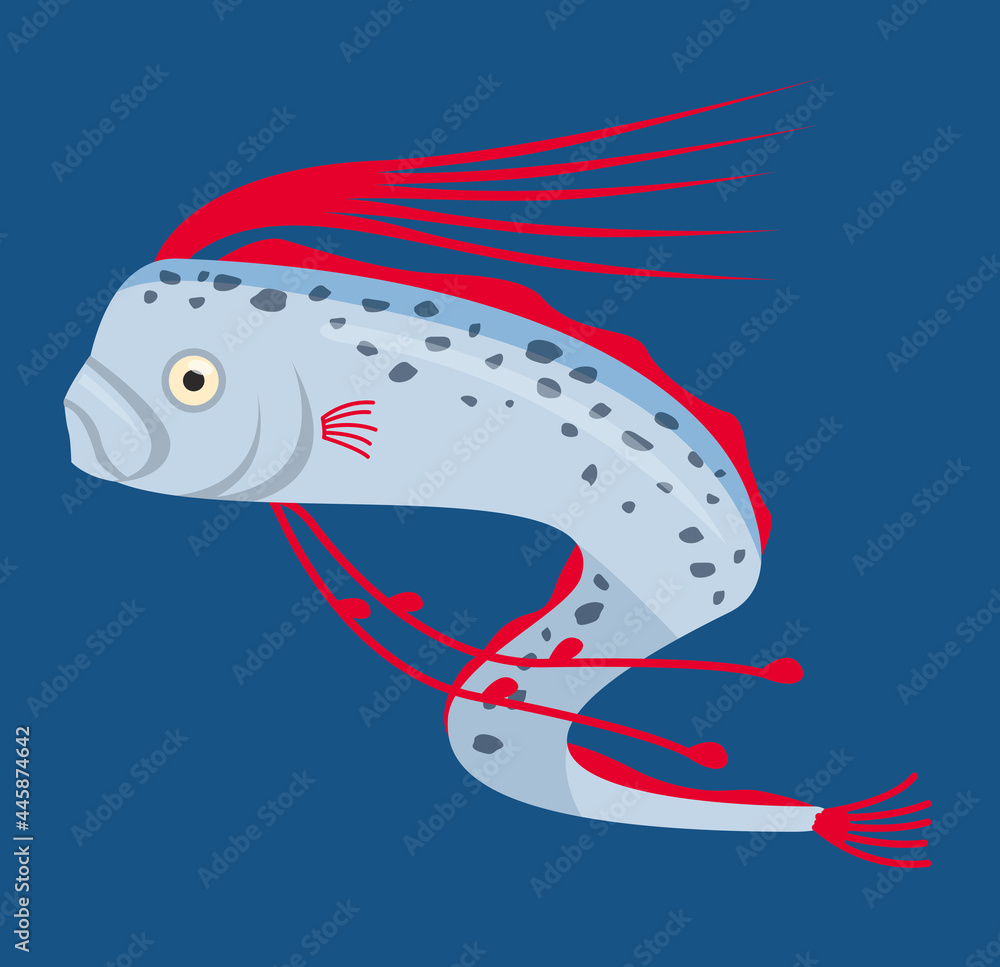 リュウグウノツカイ 深海 Stock Vector Adobe Stock リュウグウノツカイ 深海 Stock Vector Adobe Stock