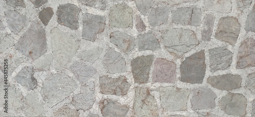  Texture: stone floor and large cobblestone walls