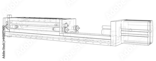 Abstract industry object concept. Vector