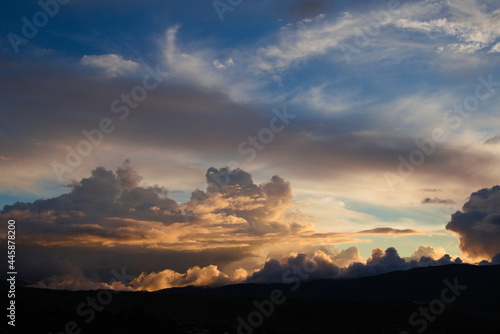 colorful sunset over the mountains © Christian