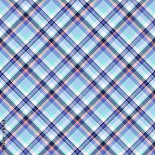 Plaid seamless pattern. Vector background of textile ornament. Flat fabric design.