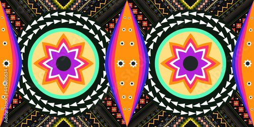 Stunning geometric background.contemporary tribal style seamless pattern.pattern ethnic graphic design print.Henna Mandala.Tribal African Inspired Pattern.carpet,wallpaper,wrapping,embroidery sty