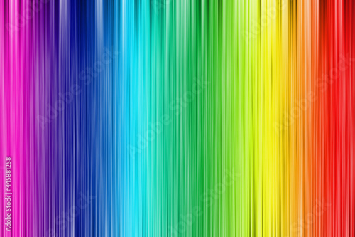 Rainbow color gradient and random striped background