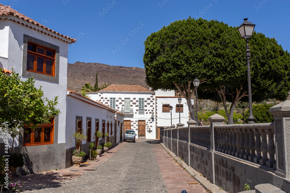The small town of Santa Lucia in Gran Canaria