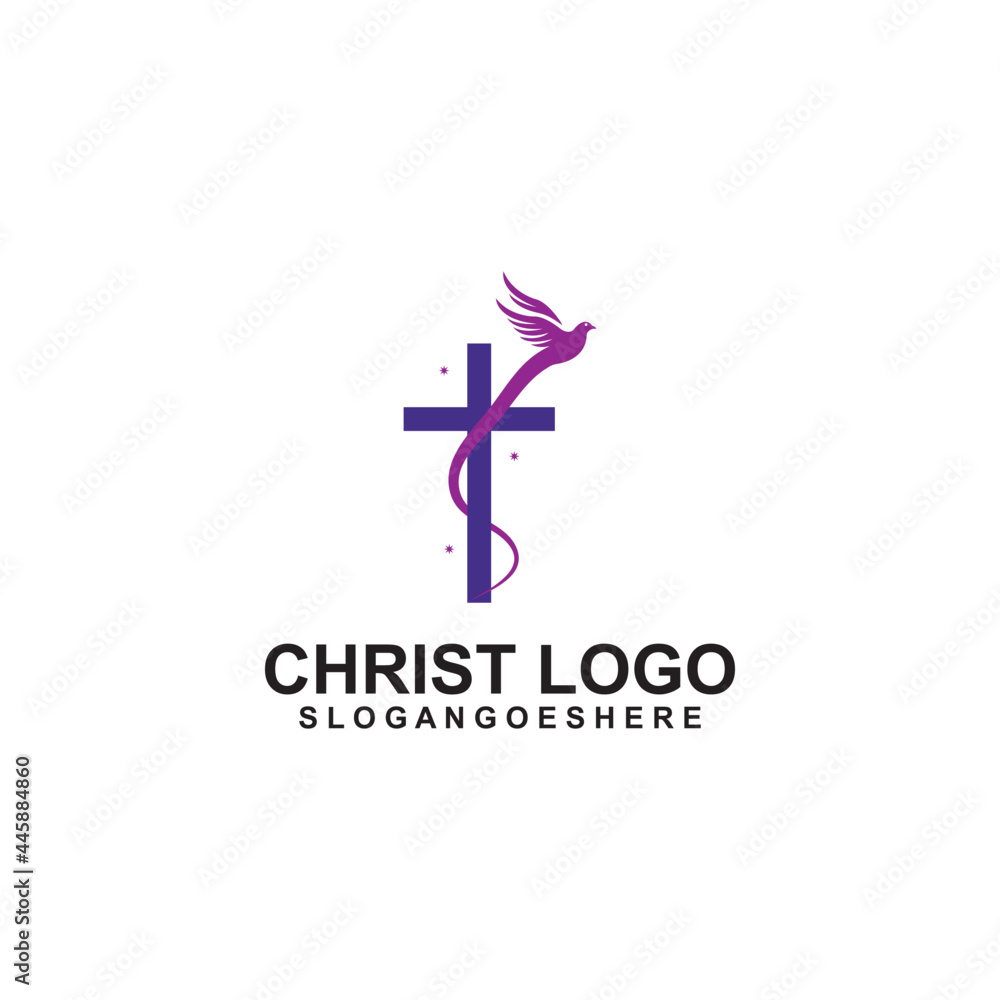 Church Logo vector template creative design Stock Vector | Adobe Stock
