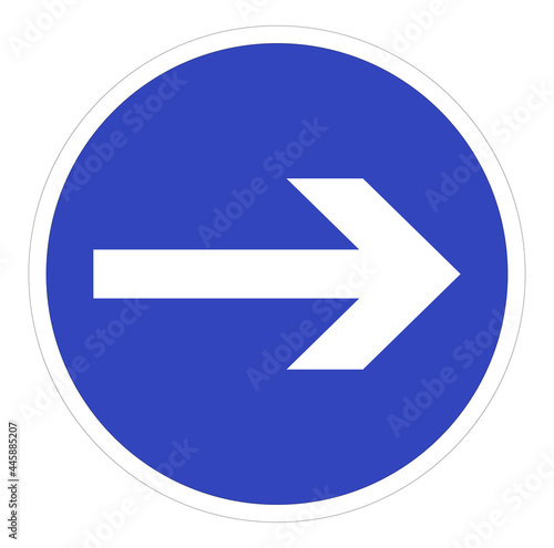 Turn Right Instructional Road Sign Free Download Turn Right Instructional Road Sign - GFXLoad