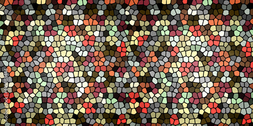 Bright abstract template, mosaic vector background