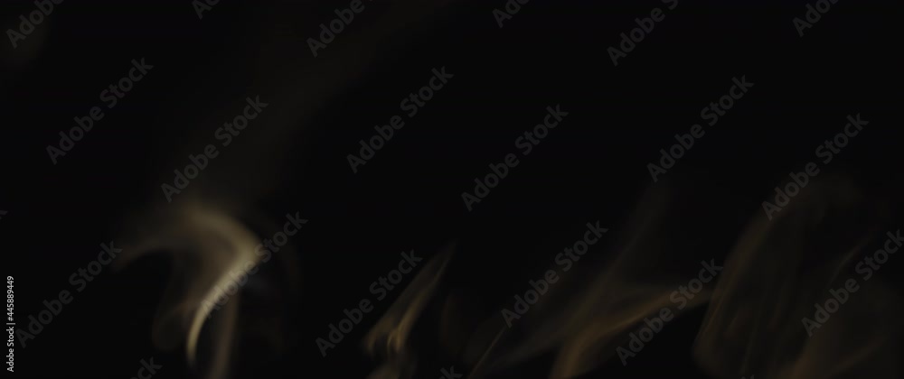 Light incense smoke swirling on black background in slow motion Light incense smoke swirling on black background in slow motion