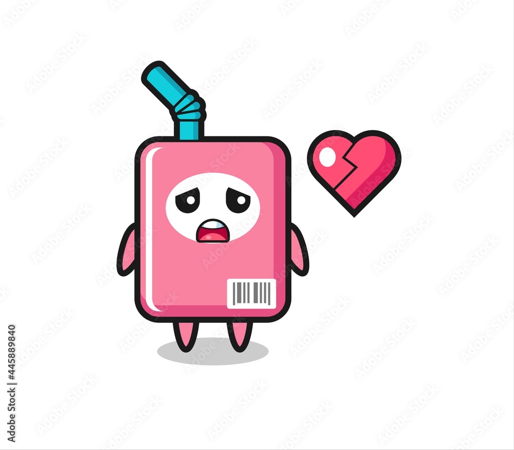 milk box cartoon illustration is broken heart milk box cartoon illustration is broken heart