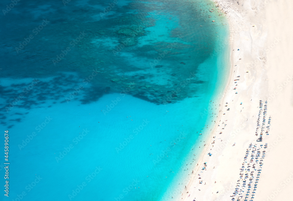 View of sandy beach