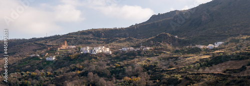 small town on the side of a mountain in southern Spain