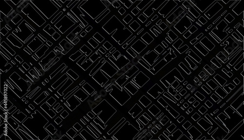 Abstract structural grid pattern in black