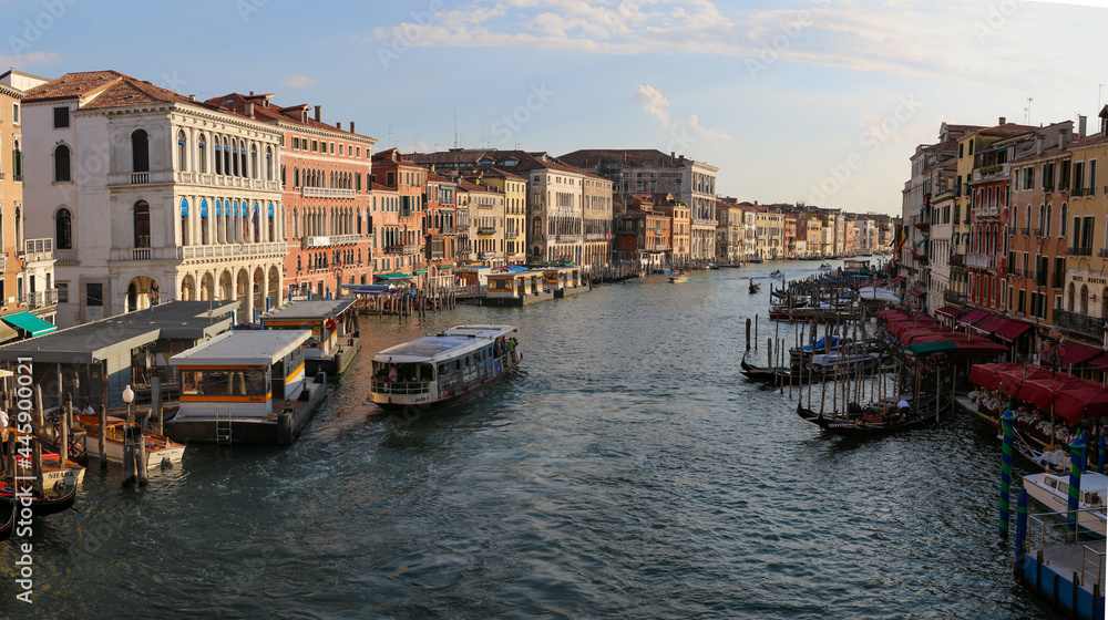 grand canal seen from Rialto Bridge, Venice